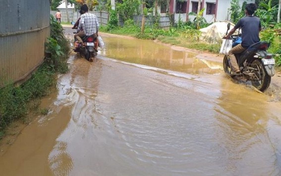Pathetic Road Condition at AMC Ward No-1 Pathetic Road Condition at AMC Ward No-1